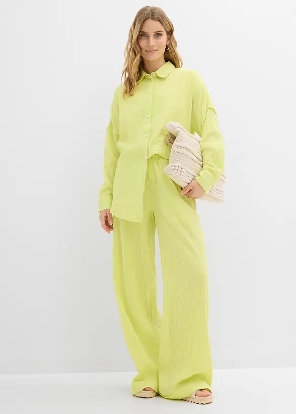 Camicia oversize in mussola leggera, bonprix
