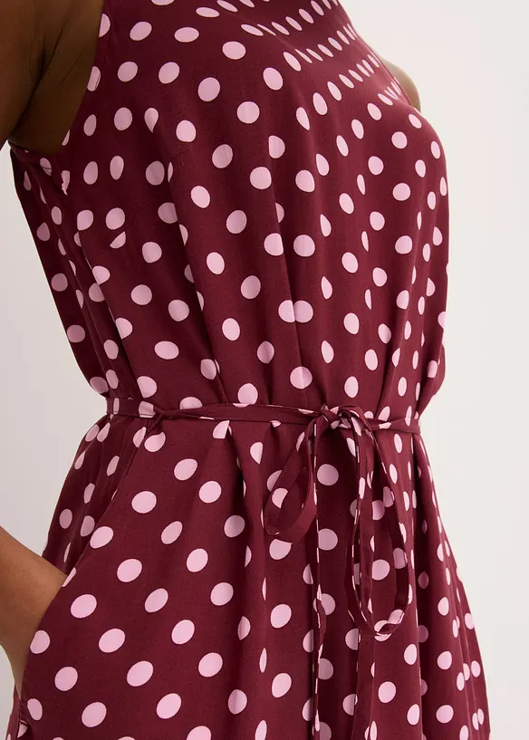 Abito lungo in misto viscosa fluido, bonprix