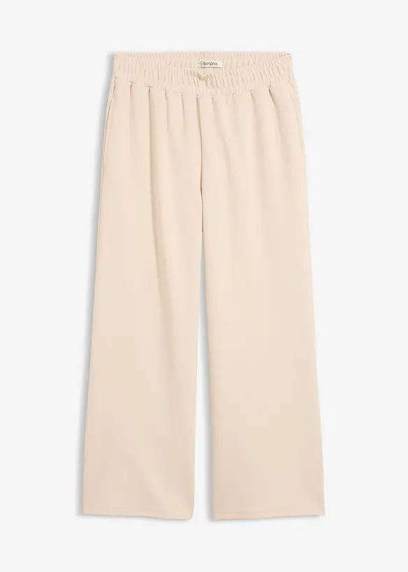 Pantaloni culotte in piquet, bonprix