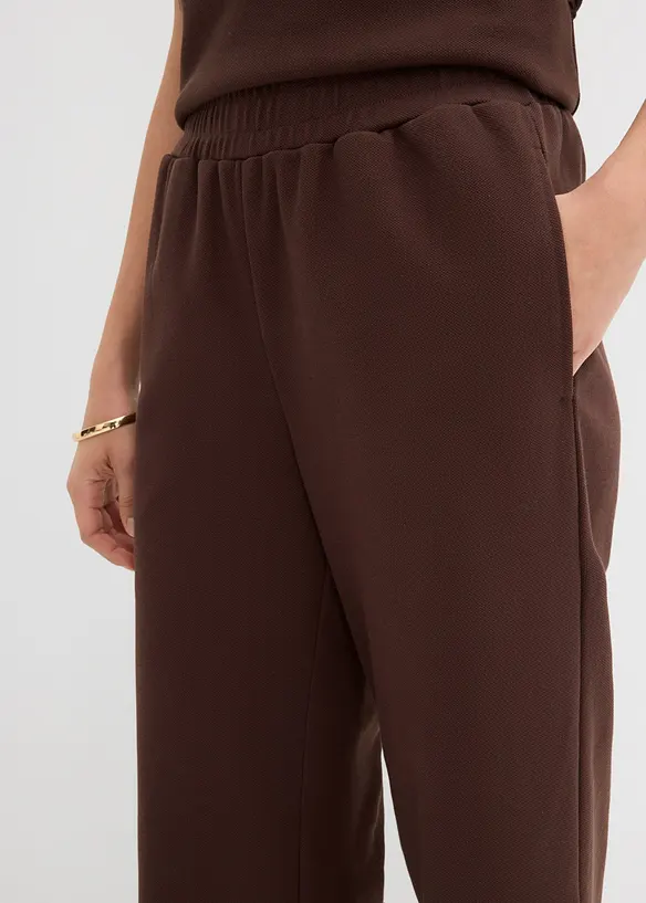 Pantaloni culotte in piquet, bonprix