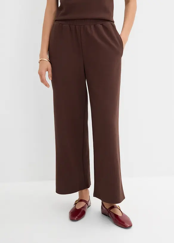Pantaloni culotte in piquet, bonprix