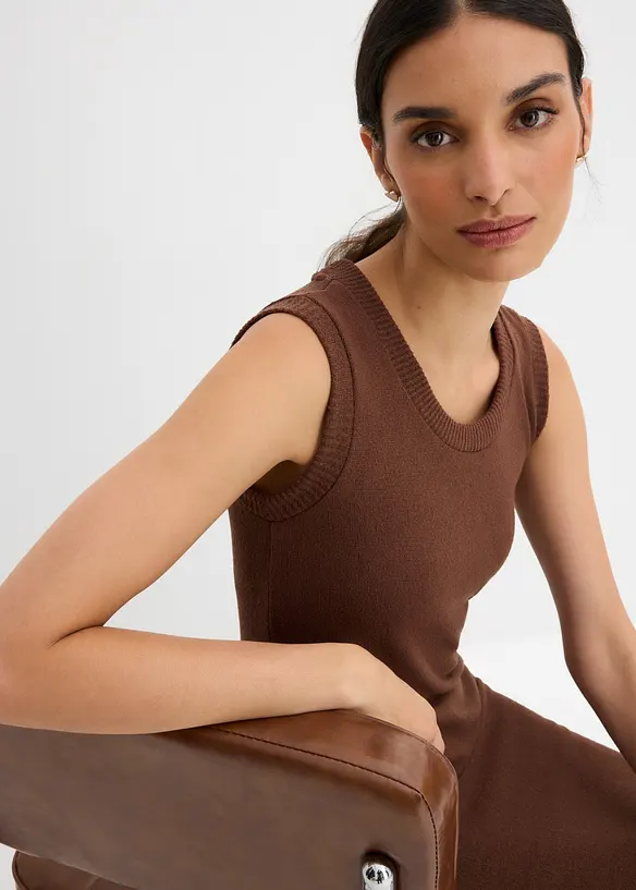 Abito in maglia di misto viscosa leggero, bonprix