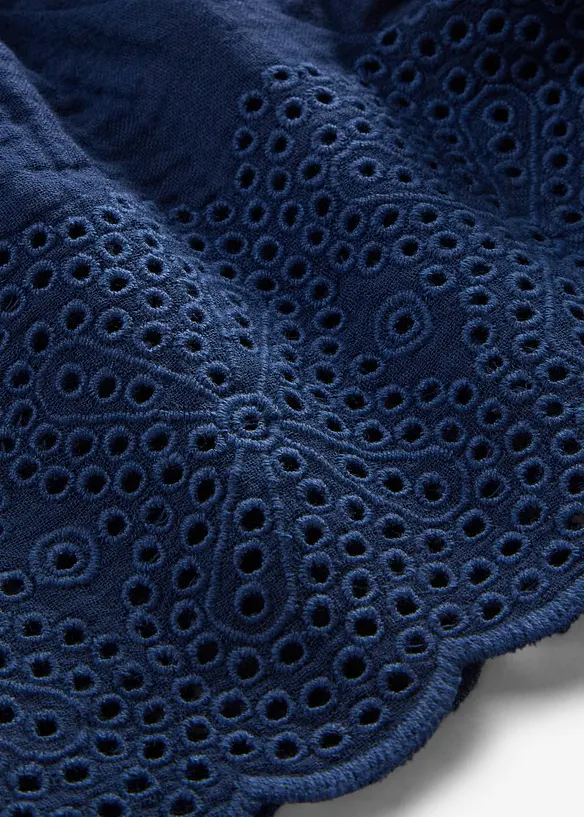 Blusa a maniche corte in mussola fersca e leggera, bonprix