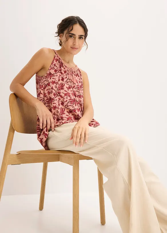 Top in viscosa con spalline sottili, bonprix