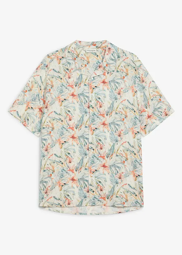 Camicia resort in puro viscosa, bonprix