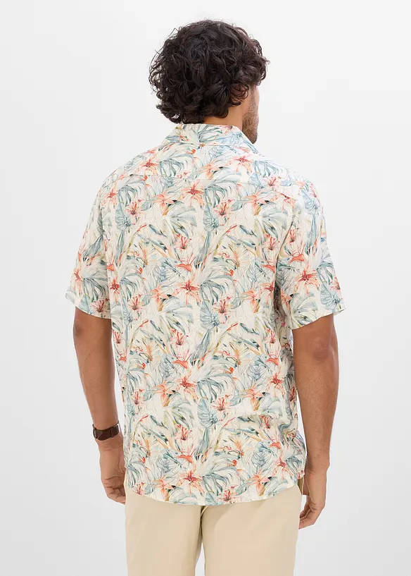 Camicia resort in puro viscosa, bonprix