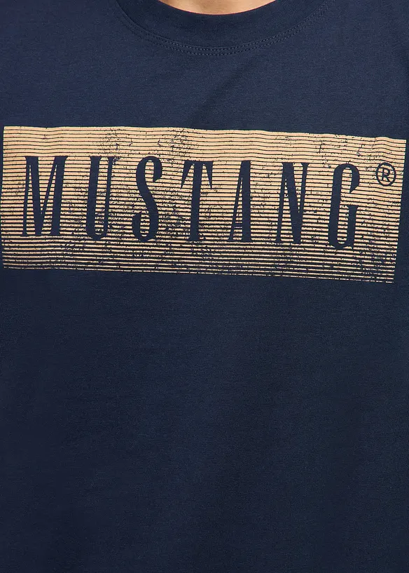 T-shirt Mustang Austin in puro cotone biologico, Mustang Jeans