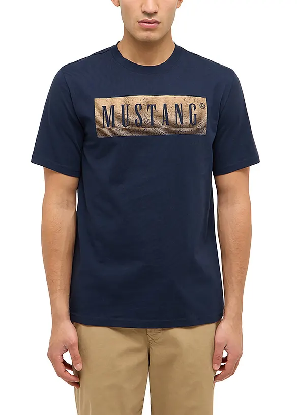T-shirt Mustang Austin in puro cotone biologico, Mustang Jeans