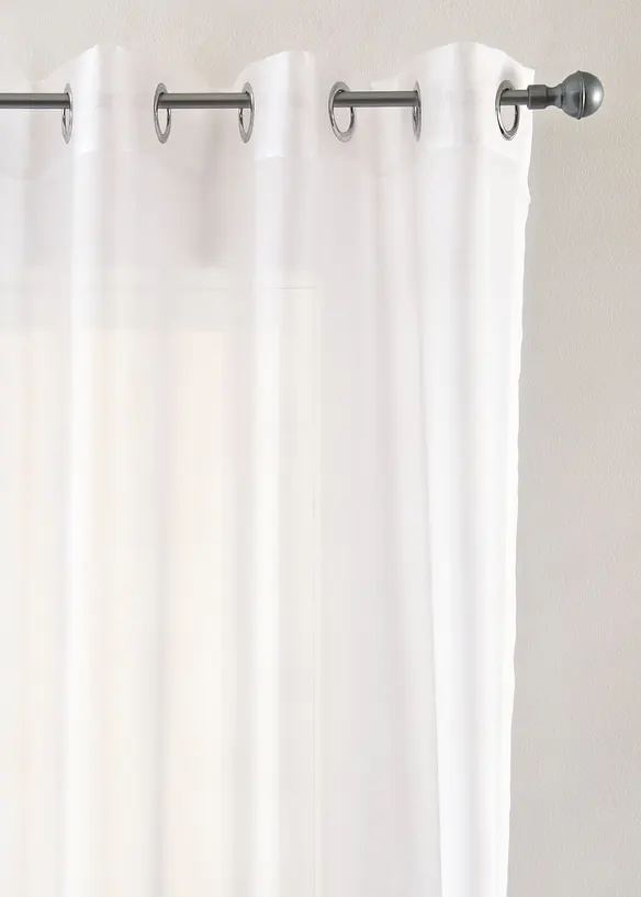 Tenda trasparente in voile leggero (pacco da 1), bonprix