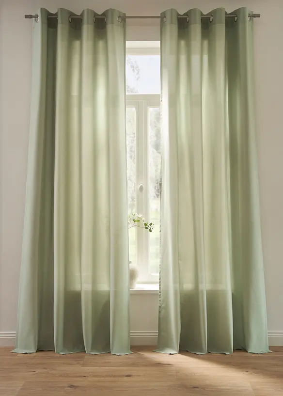 Tenda di facile cura in microfibra (pacco da 2), bonprix