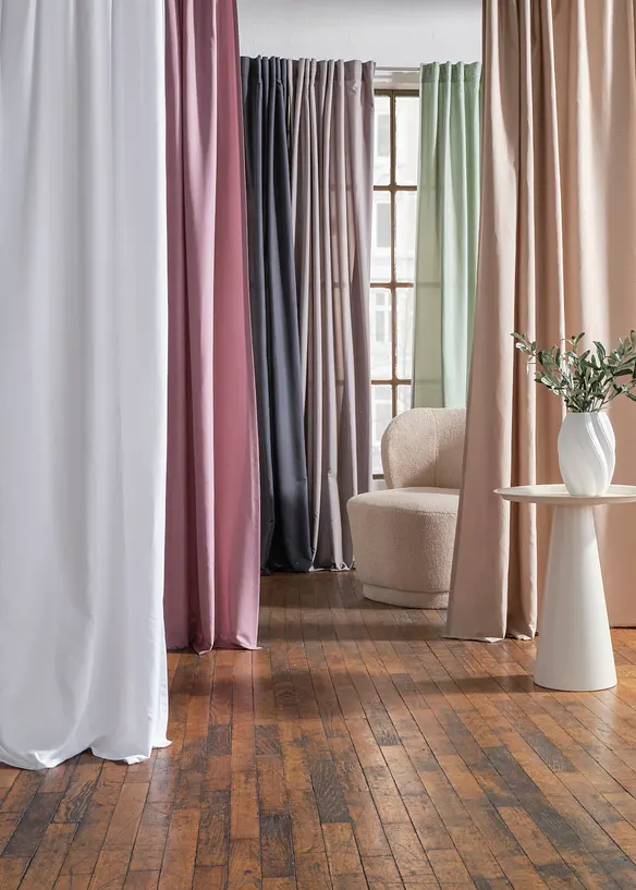 Tenda di facile cura in microfibra (pacco da 2), bonprix