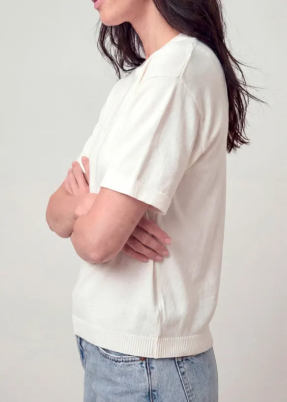 Maglione in filato fine di puro cotone biologico, bonprix