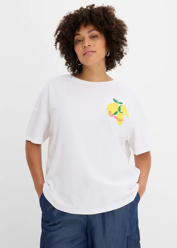 Maxi maglia in puro cotone biologico, bonprix