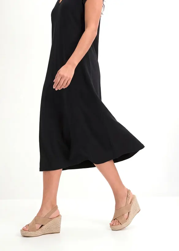 Abito in maglina di misto cotone elasticizzato, bonprix