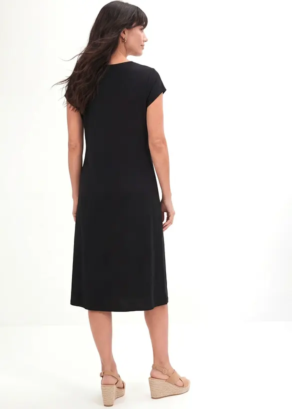 Abito in maglina di misto cotone elasticizzato, bonprix