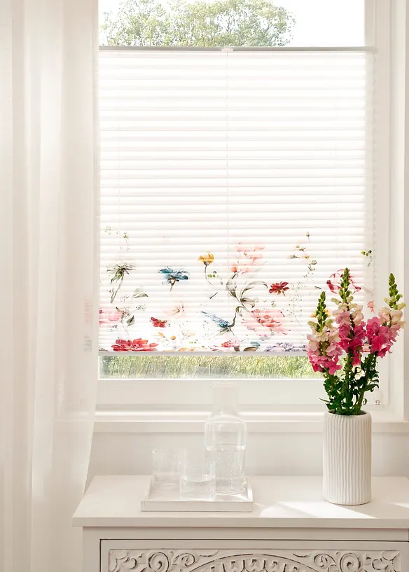 Tenda plissettata in fantasia floreale, bonprix