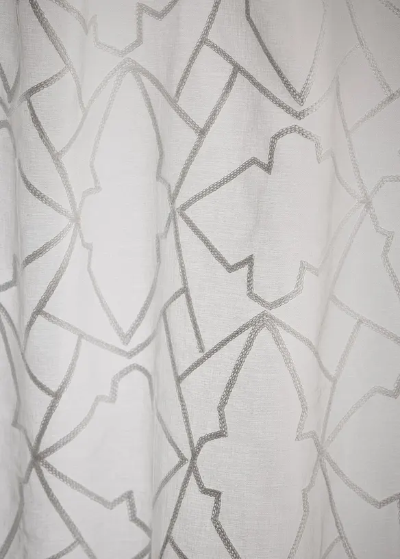 Tenda trasparente ricamata (pacco da 1), bonprix