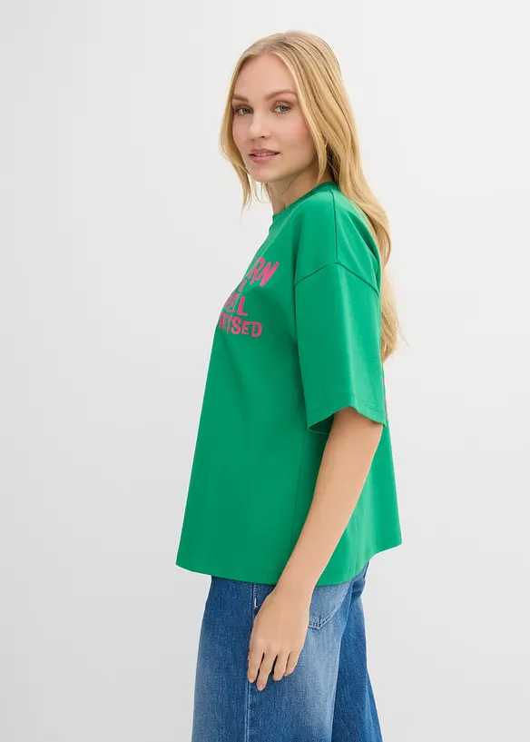 Maxi maglia in puro cotone biologico, bonprix