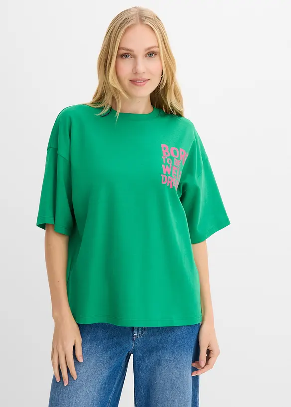 Maxi maglia in puro cotone biologico, bonprix