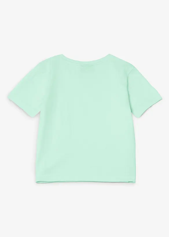 T-shirt in puro cotone biologico con paillettes reversibili, bonprix