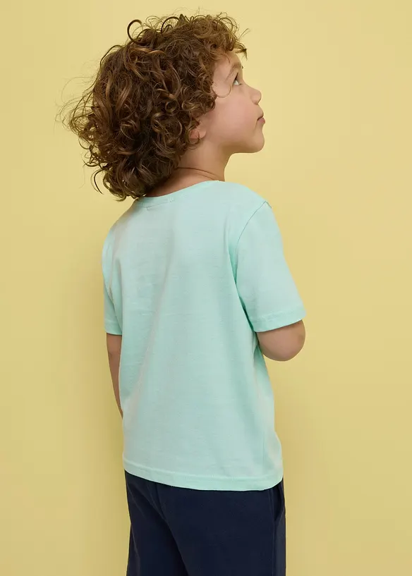 T-shirt in puro cotone biologico con paillettes reversibili, bonprix