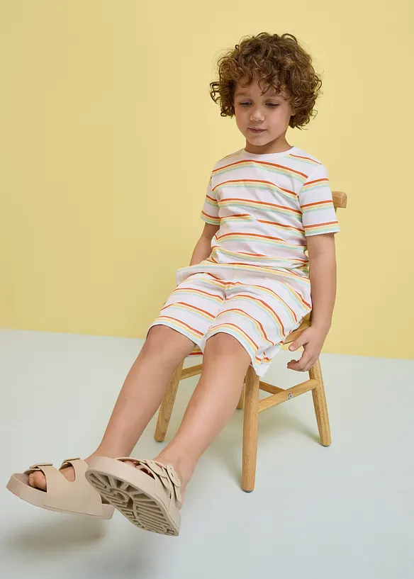 Bermuda in jersey di puro cotone biologico (pacco da 3), bonprix