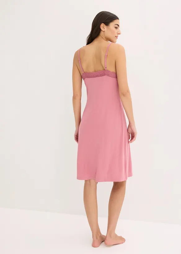 Camicia da notte in misto viscosa morbido, bonprix