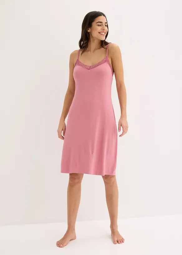 Camicia da notte in misto viscosa morbido, bonprix