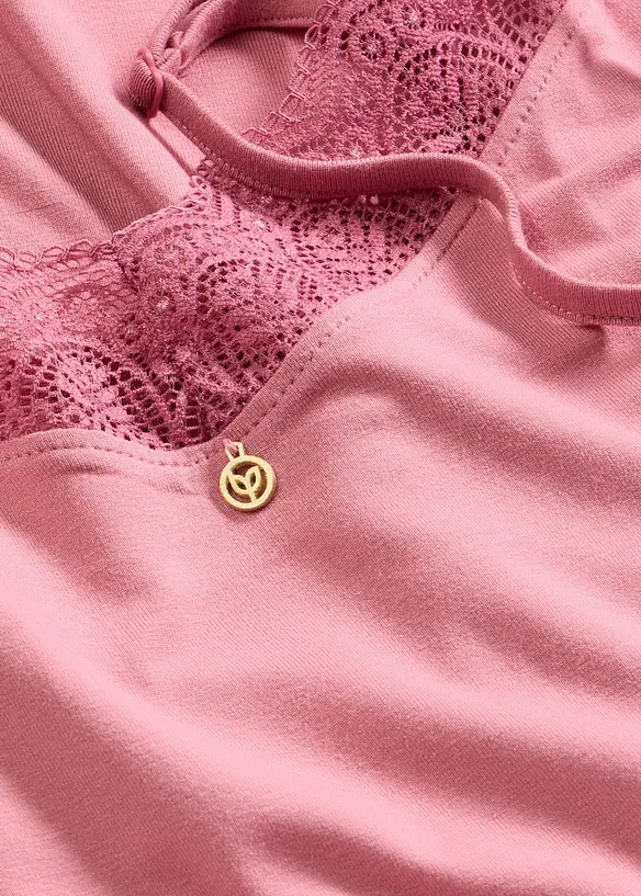 Camicia da notte in misto viscosa morbido, bonprix
