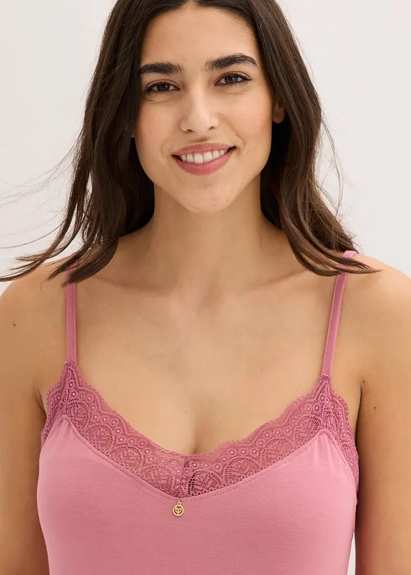 Camicia da notte in misto viscosa morbido, bonprix
