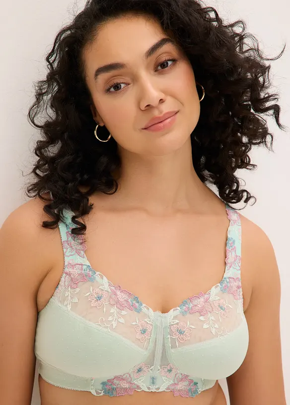 Reggiseno contenitivo senza ferretto con spalline imbottite, bonprix
