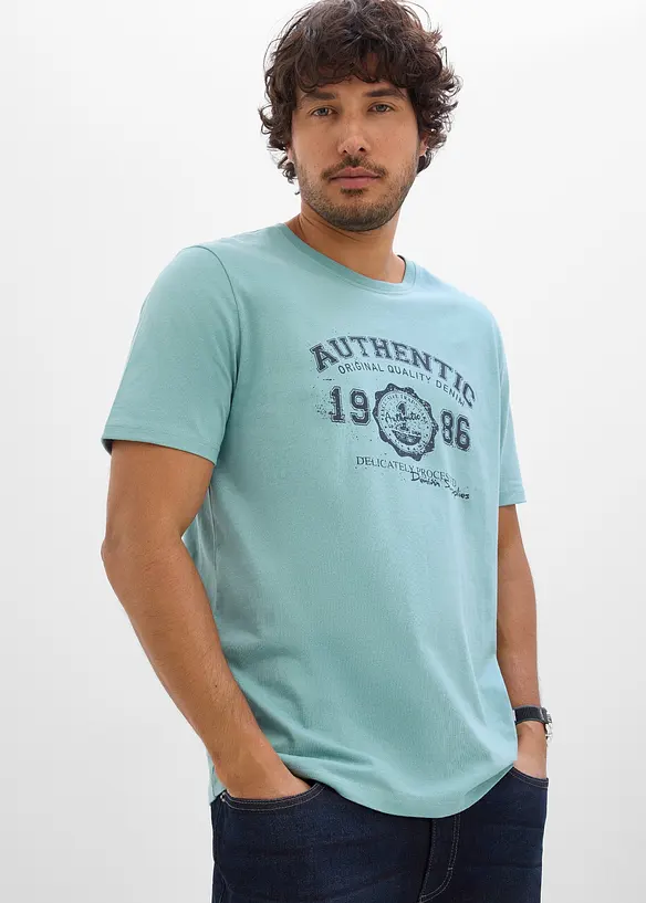 T-shirt in puro cotone biologico (pacco da 2), bonprix
