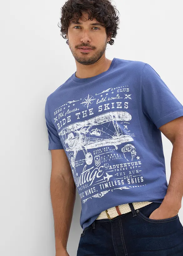 T-shirt in puro cotone biologico, bonprix