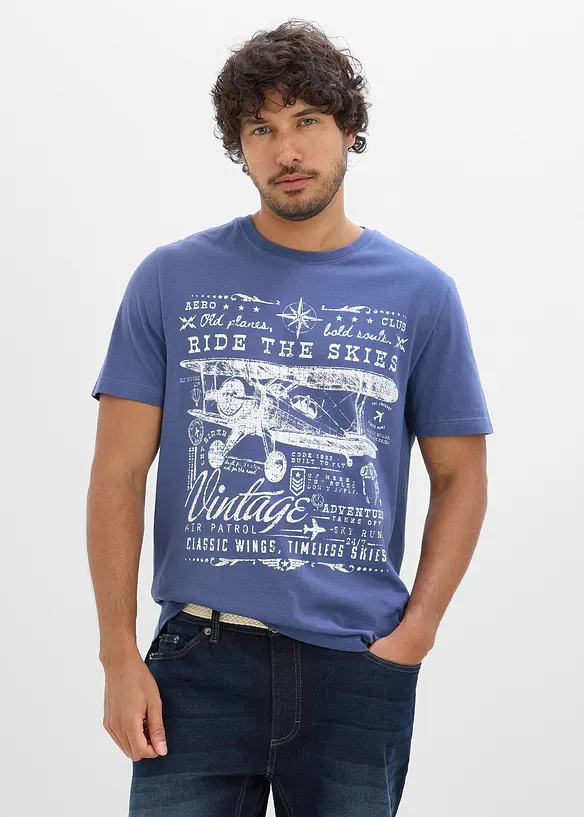 T-shirt in puro cotone biologico, bonprix