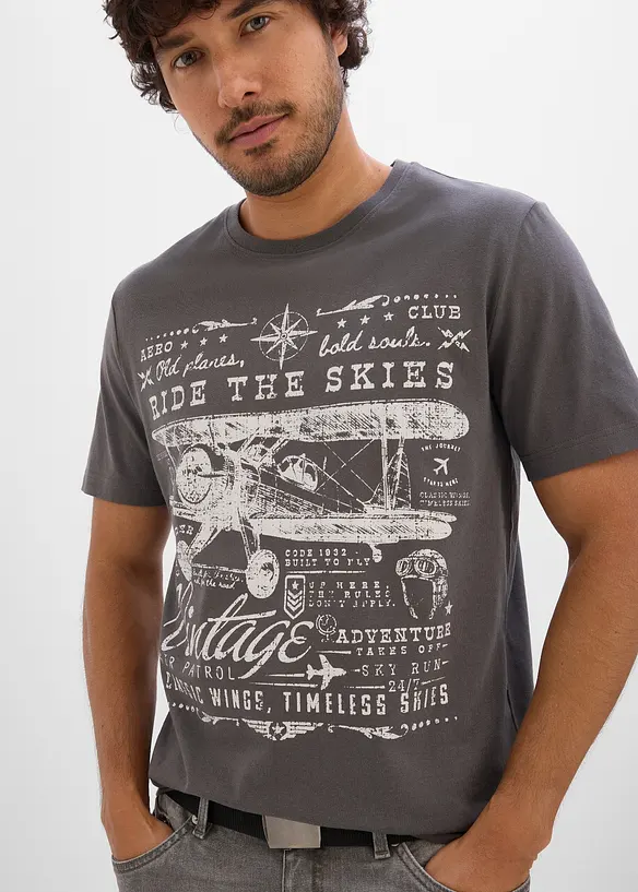 T-shirt in puro cotone biologico, bonprix