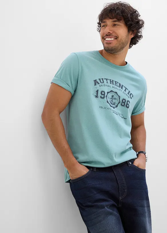 T-shirt in puro cotone biologico (pacco da 2), bonprix