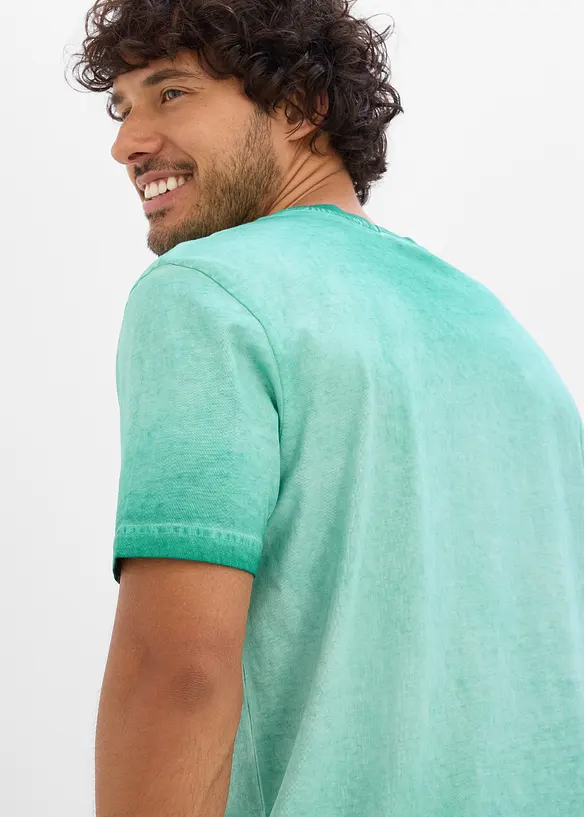 T-shirt in puro cotone biologico effetto lavato, bonprix