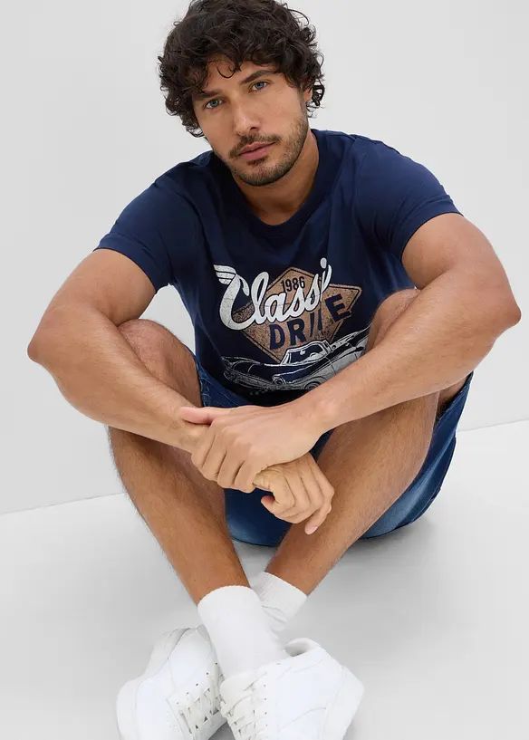 T-shirt in puro cotone biologico, bonprix