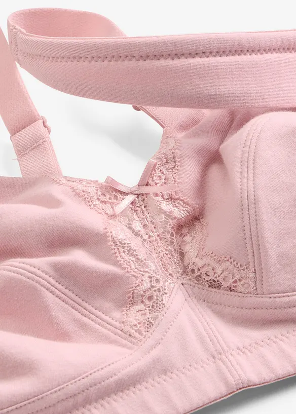 Reggiseno senza ferretto  con cotone biologico (pacco da 2), bonprix