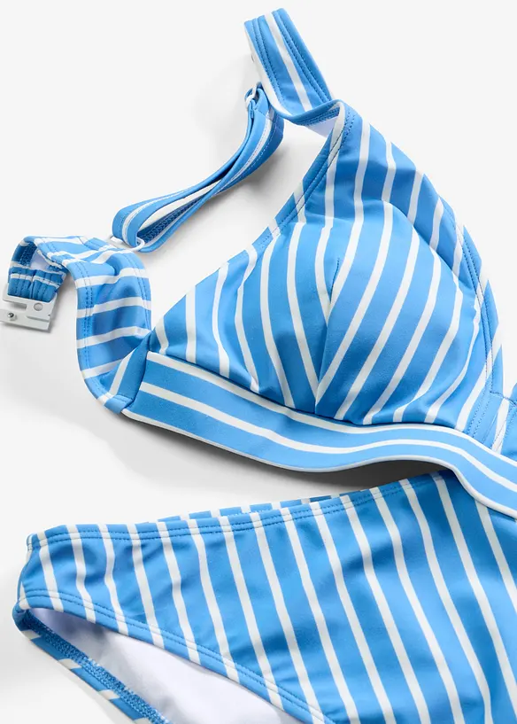 Bikini a bustier con scollatura a V (set 2 pezzi), bonprix