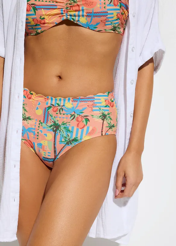 Slip a vita alta per bikini, bonprix