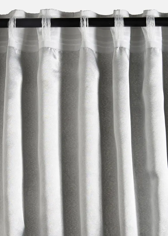 Tenda jacquard in pile lucido (pacco da 1), bonprix