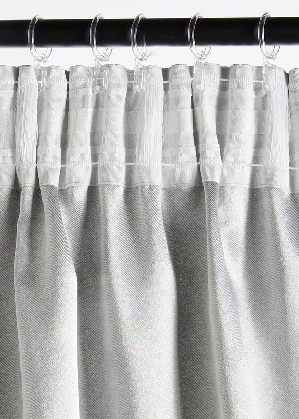 Tenda jacquard in pile lucido (pacco da 1), bonprix