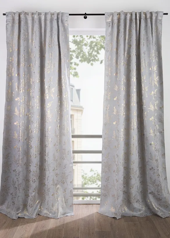 Tenda jacquard in pile lucido (pacco da 1), bonprix