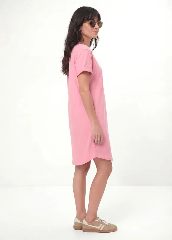 Abito leggero in jersey fiammato di cotone biologico (pacco da 2), bonprix