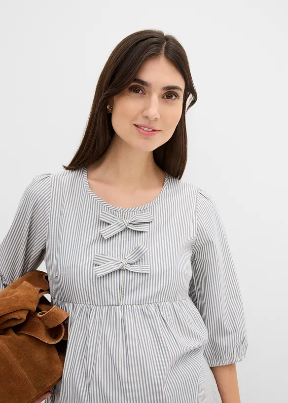 Blusa pr&eacute;maman in tessuto leggero di cotone biologico, bonprix