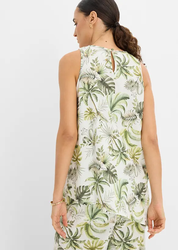 Top fantasia in misto lino, bonprix