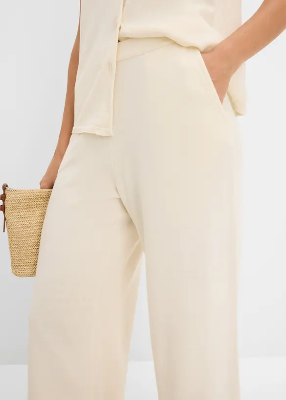 Pantaloni culotte in maglia estiva, bonprix