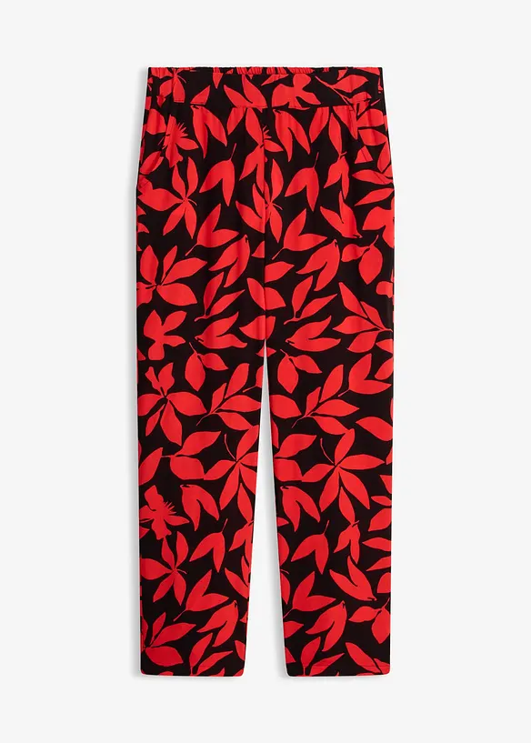 Pantaloni a palazzo in viscosa fluida, bonprix