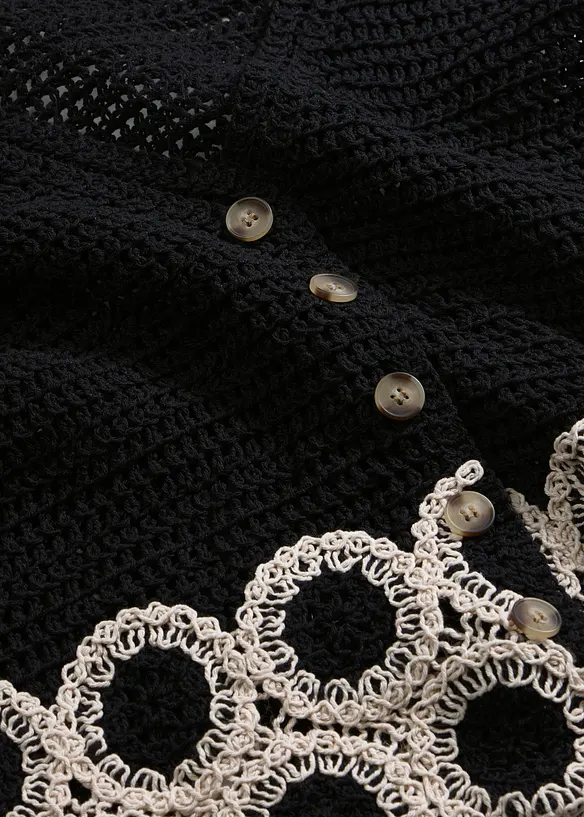 Gilet in maglia di puro cotone, bonprix